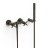 TRES MONTBLANC Bateria dwuuchwytowa ścienna prysznicowa- czarny brąz 28316301KMB