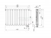 ARMATURA KRAKÓW KFA Grzejnik aluminiowy ADR500/D/10 z dolnym prawym zasilaniem kątowym 763-101-44