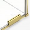 NEW TRENDY Kabina ścianka WALK-IN przesuwna SMART LIGHT GOLD 120X200 EXK-4297