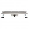 AQUALINE Odpływ liniowy przyścienny 2w1 ze stałym syfonem 80cm LS04800