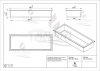 BALNEO WALL-BOX ONE Inox Półka wnękowa ze stali nierdzewnej 60x20x10 cm