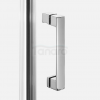 NEW TRENDY Kabina NESTA chrom 1D prostokątna L 80x70x200 czyste 6mm Active Shield 2.0 K-3596