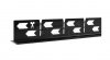 REA - Listwa spadkowa brodzikowa 140cm LEWA Czarna