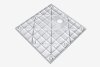 BESCO Brodzik kwadratowy Vexo Marble 90x90 VM-90-90-K