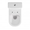 CERSANIT - WC Kompakt CITY New ClenOn z deską slim antybakteryjną, duroplastową, wolnoopadającą z funkcją łatwego wypinania K35-037
