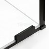 NEW TRENDY Kabina prysznicowa SMART BLACK 1D prostokątna U 120x90x200 szkło czyste 8mm Active Shield 2.0 - UCHWYT RELING EXK-6650