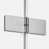 NEW TRENDY Kabina NESTA chrom 2D prostokątna  100x80x200 czyste 6mm Active Shield 2.0 K-3666
