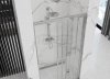 REA - Drzwi prysznicowe przesuwne ALEX Chrom  120cm