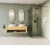 INVENA Umywalka nablatowa Glamour ryflowana, biały połysk CE-63-001-C