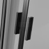 BESCO Kabina prysznicowa z brodzikiem 80x80x190 Zarya Black 80 + brodzik Alex 80 ZB-AL-80-190