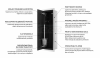 BALNEO Schowek na szczotkę WC Balneo Wall Box Brush L White Glass lewy do wbudowania w ścianę ze stali nierdzewnej biały