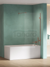 NEW TRENDY Parawan nawannowy Eventa Copper Shine, jednoelementowy, wspornik skośny 70x150 EXK-5695