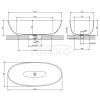 OMNIRES Wanna wolnostojąca SHELL M+ 175 x 78 cm ash grey SHELL175WWAG