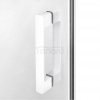 NEW TRENDY Drzwi wnękowe prysznicowe przesuwne podwójne PRIME WHITE 200x200 D-0441A