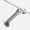 NEW TRENDY DRZWI WNĘKOWE NESTA CHROME, DRZWI POJEDYNCZE 80x200 1L D-0846A