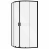 BESCO Kabina prysznicowa 80x80x190  Zarya Black ZPB-80-190-C