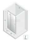NEW TRENDY Drzwi prysznicowe wnękowe AVEXA WHITE 120x200 EXK-2695/2696