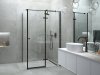 BESCO Kabina prysznicowa Pixa Black 120x80 Prawa PPP-128-195B