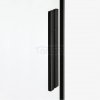 NEW TRENDY Kabina przyścienna SMART BLACK 100x90x200 EXK-4175