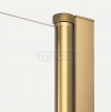 NEW TRENDY Drzwi wnękowe New Soleo Gold Brushed, wahadłowe, pojedyncze  90x195 D-0741A