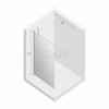 NEW TRENDY Kabina ścianka prysznicowa walk-in 120x195 wspornik skośny profil czarny K-0772
