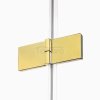  NEW TRENDY Kabina prysznicowa podwójne drzwi uchylne AVEXA GOLD SHINE Linia Platinium 120x100x200 EXK-1706