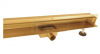 AQUALINE Odpływ liniowy ścienny złoty gold 2w1 pod płytkę 120cm S04GL1200