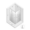 NEW TRENDY Kabina prysznicowa z uchwytem relingowym lewa AVEXA GOLD BRUSHED 90x90x200 EXK-3018