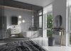 KROFAM - Lustro owalne MOSS 50 cm, jasno szary  MO 5095-46Z-W