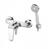 KUCHINOX - Bateria natryskowa ATEZ ścienna z zestawem natryskowym Chrom BTK_041D 