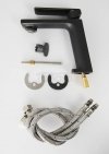 CORSAN Bateria umywalkowa Trino czarna CMB7111BL