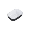 ELITA UMYWALKA NABLATOWA RENI BICOLOR WHITE HG / BLACK MATT RE040460896110
