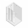 NEW TRENDY Kabina prysznicowa walk in Smart Light Gold, przesuwna, wspornik skośny 140x200 EXK-4299-WU