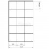 NEW TRENDY - Kabina Walk In New Modus BLACK 70X200 EXK-0244