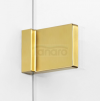 NEW TRENDY Kabina prysznicowa walk in Avexa Gold Brushed, jednoelementowa, z wieszakiem relingowym. Grubość szkła 8mm 50x200 EXK-7032