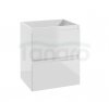AQUAFORM - szafka podumywalkowa / podblatowa 2S 50 OTTIMA biały połysk AQ.401-1105011