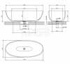 OMNIRES Wanna wolnostojąca SHELL M+ 175 x 78 cm biały połysk SHELL175WWBP