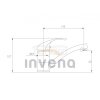 INVENA - Bateria  umywalkowa z obrotową wylewką INIS  BU-84-K01-L