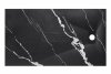 BESCO Brodzik prostokątny 120x90 Vexo Marble Black 120 VMB-120-90-P