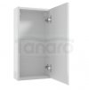 AQUAFORM - szafka łazienkowa wisząca 1D 2S OTTIMA 30 biały połysk 30x60x15  AQ.401-1403011