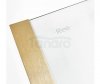REA - Kabina Prysznicowa MONTANA Gold Brush / Złota Szczotkowana 130x80  /drzwi 130 + ścianka 80/