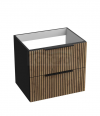LAVITA Szafka wisząca Oklahoma Wood Black 600