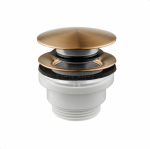 ARMATURA KRAKÓW KFA uniwersalny klik-klak z tworzywa BRUSHED ROSE GOLD 660-310-34