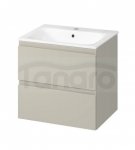 CERSANIT - Set C468 - Szafka łazienkowa z umywalką MODUO 60 cm kolor Kaszmir  S801-591