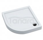 AQUAFORM - Brodzik prysznicowy półokrągły SLEEK biały 80X80X14/3 R550  