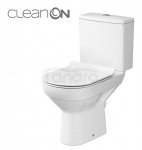 CERSANIT - Wc Kompakt 604 CITY NEW ClenOn 011 3/5 z deską duroplastową, wolnoopadającą  K35-038