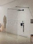 NEW TRENDY - Kabina Walk In New Modus BLACK 100X200 EXK-0083