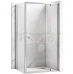 REA - Kabina Prysznicowa PRIMO SWING CHROM uchylne drzwi 80 + ścianka 80