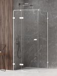 NEW TRENDY Kabina prysznicowa Avexa White 100x90, pojedyncze drzwi EXK-2715/EXK-2745