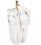 REA - Umywalka Ceramiczna Wolnostojąca ARIS Marble